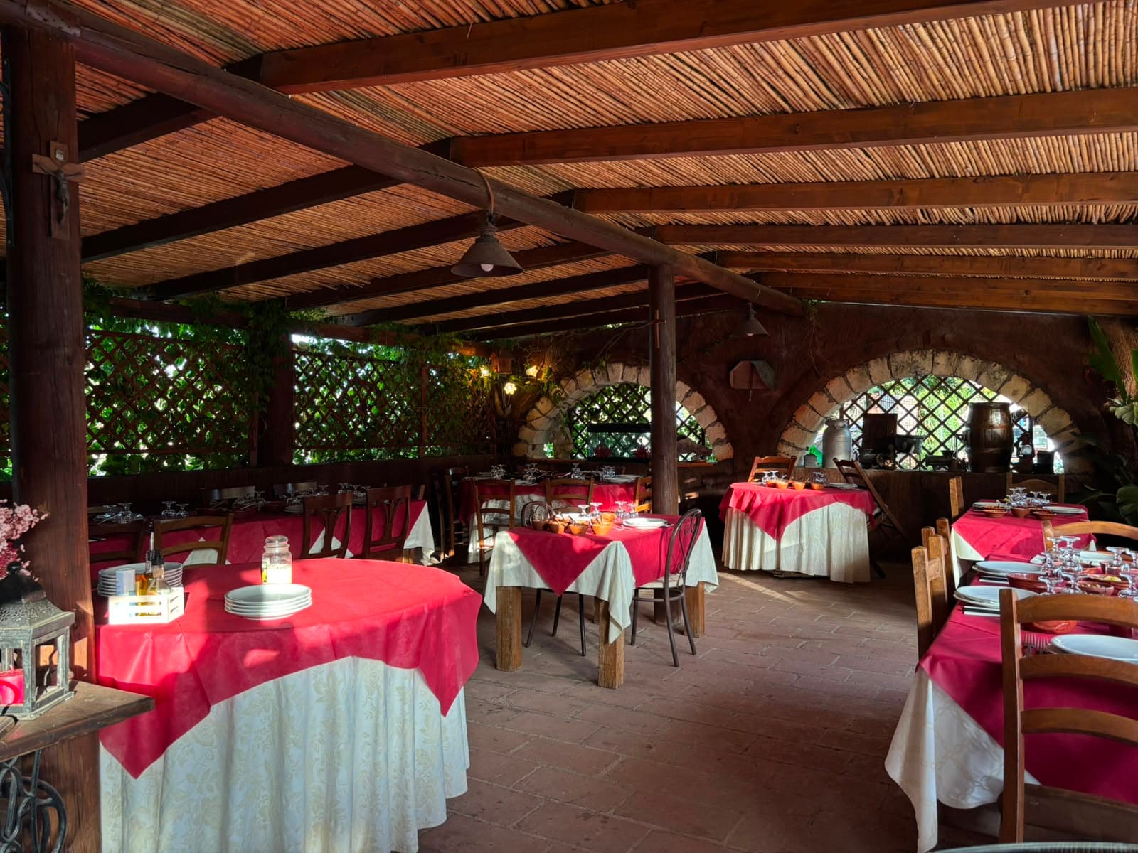 Un dettaglio della sala